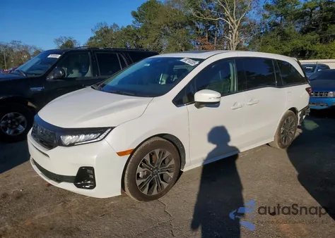 2025 Honda Odyssey Elite z USA, uszkodzony, nr VIN 5FNRL6H99SB012303